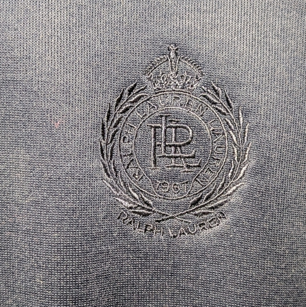 Lauren Ralph Lauren Tracksuit Set Navy + Green Jacket + Pants Women's Size PM - Picture 7 of 8